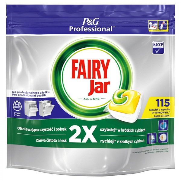 Kapsułki do zmywarki Fairy All-in-one profesjonalne 115 sztuk