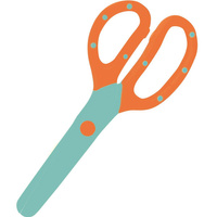 Nożyczki plastikowe dla dzieci 13cm Fiorello GR-1510