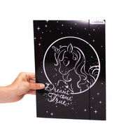 Teczka z gumką A4 Unicorn Holo