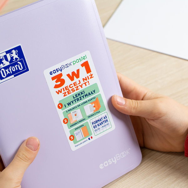 Zeszyt A5 w kratkę 60 kartek Oxford Easybook