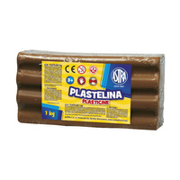 Plastelina Astra 1kg  brązowy
