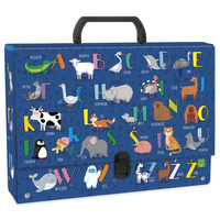 Teczka z rączką dla dzieci Alfabet