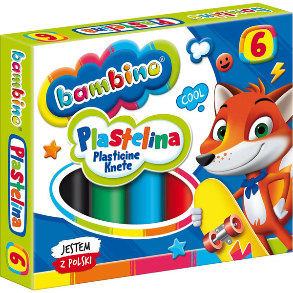 Plastelina Bambino 6 kolorów