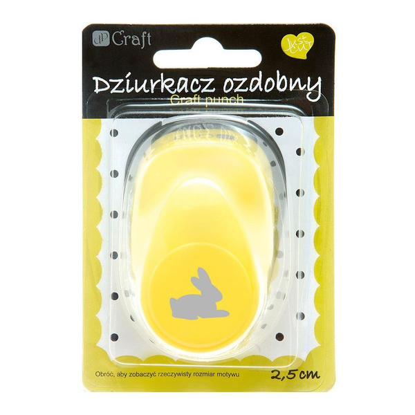 Dziurkacz ozdobny Królik 2,5cm Dp Craft