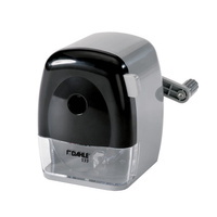 Temperówka na korbkę Dahle z blokadą 8mm szaro czarna