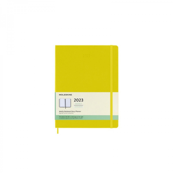 Kalendarz tygodniowy Hay Yellow XL Moleskine 2024