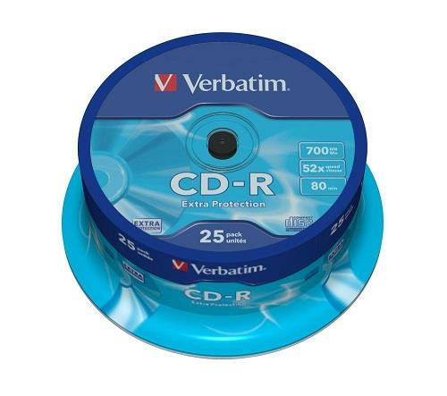 Płyta Verbatim CD-R 700MB cake 25 sztuk