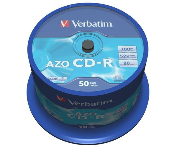 Płyta Verbatim CD-R 700MB Azo cake 50 sztuk