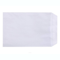 Koperty C4 (229x324 mm) białe HK z paskiem - 250 sztuk