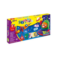 Masa plastyczna Ciasto Plasto Amos 8 kolorów