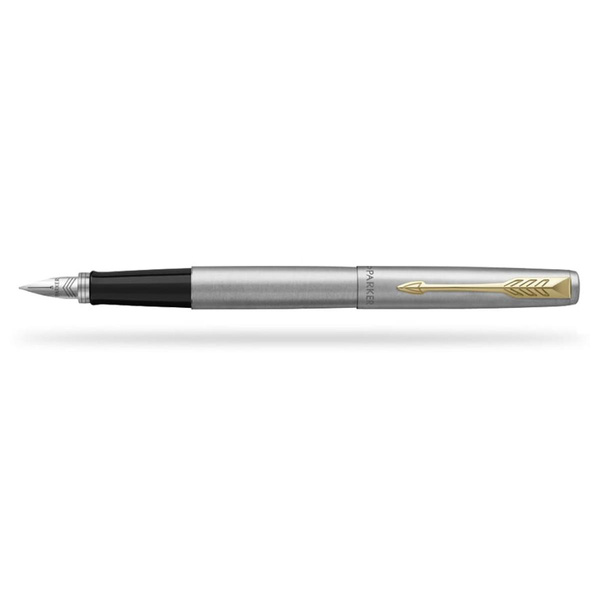 Zestaw długopis Parker Jotter Błyszcząca Stal GT + Pióro wieczne Jotter Box GT