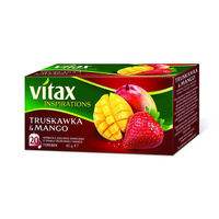 Herbata Vitax Inspirations truskawka i mango 20 torebek