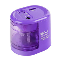 Temperówka na baterie dwuotworowa Eagle EG-5161USB fioletowy