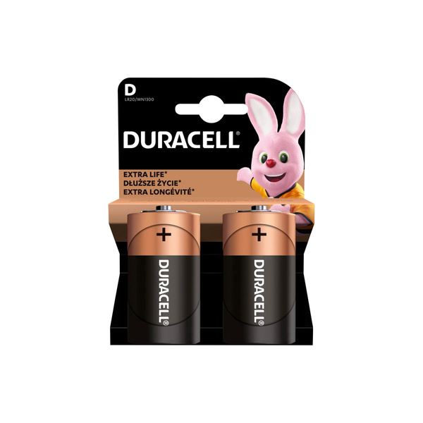 Baterie LR20 D 1.5V Duracell (2 szt.)