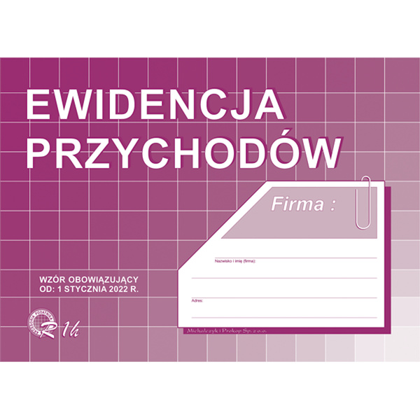 Ewidencja przychodów A5