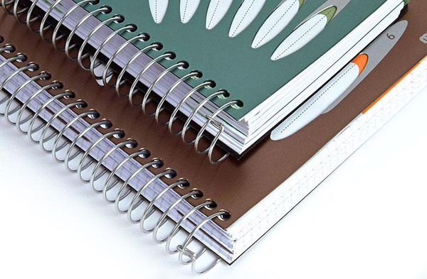 Kołonotatnik A5 150 kartek kratka Mintra Steel Class brązowy