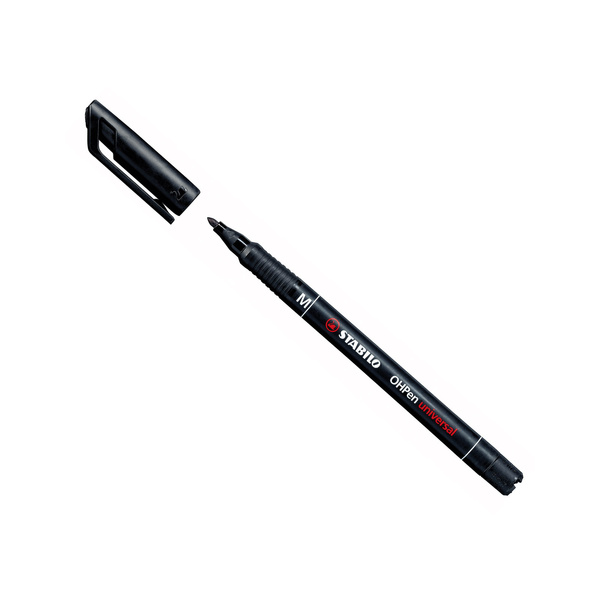 Foliopis Stabilo OHP - rozmiar M 1.0 mm czarny