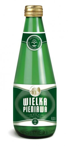 Woda mineralna gazowana 330ml Wielka Pieniawa