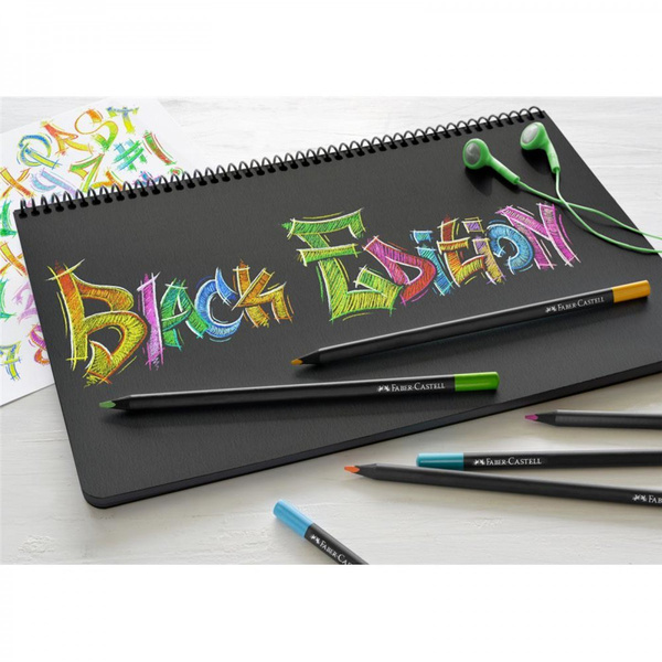 Kredki trójkątne Faber Castell Black Edition 50 kolorów