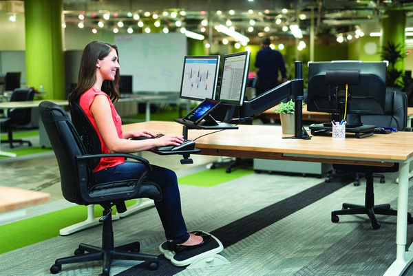 Podnóżek biurowy regulowany Kensington SoloMate