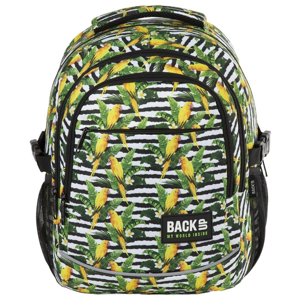 Plecak szkolny BackUp 2 Papugi Model G68