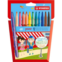 Pisaki Stabilo Power 12 kolorów