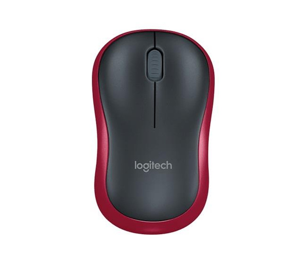 Mysz Logitech M185 bezprzewodowa czerwony