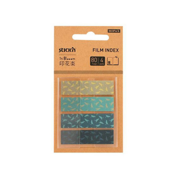 Zakładki indeksujące Stick`n PP Zetki Bloom tonacja zielona