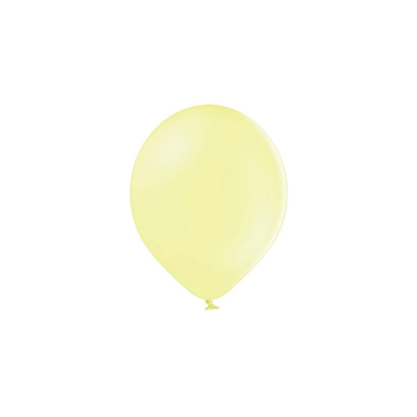 Balony pastelowe 23cm Aliga 100 sztuk żółty