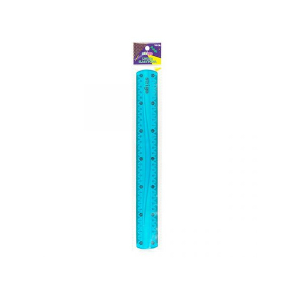 Linijka elastyczna 30 cm Strigo niebieski