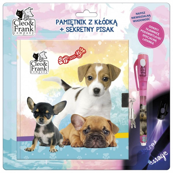 Pamiętnik z kłódką+sekretny pisak Cleo i Frank 27
