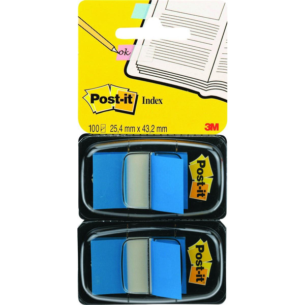 Zakładki indeksujące Post-it 3M 25x43mm niebieskie 680-B2E