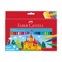 Flamastry Faber Castell Zamek 50 kolorów