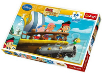 Puzzle 24 maxi Jake i piraci z Nibylandii Trefl