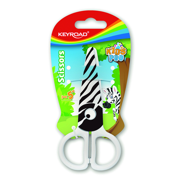 Nożyczki szkolne Zebra Keyroad 5''