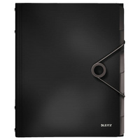 Teczka segregująca Leitz Solid z 6 przekładkami czarny