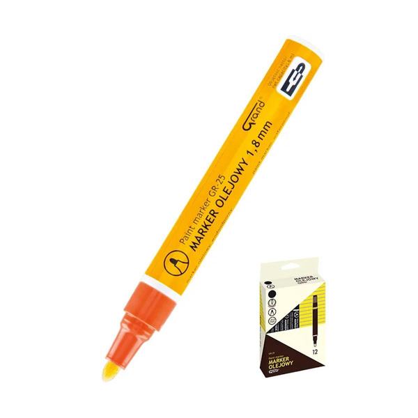 Marker olejowy Grand GR-25 żółty