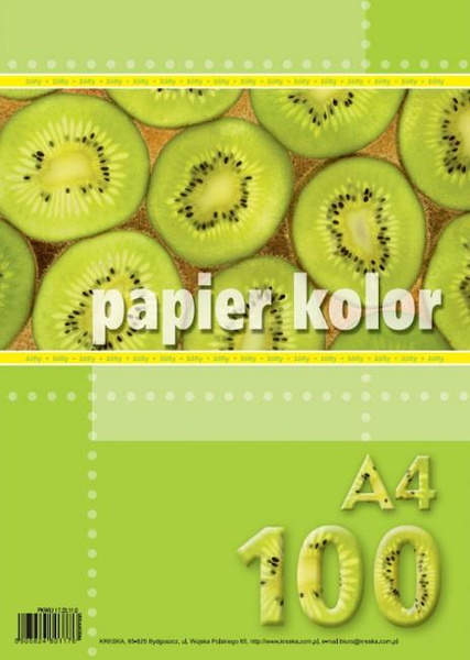 Papier ksero Kreska A4 80g żółty