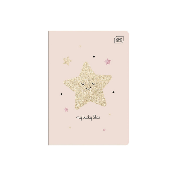 Zeszyt A5 kratka 32 kartki Glitter