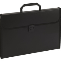 Aktówka Eagle z rączką i przekładkami 9112A czarny