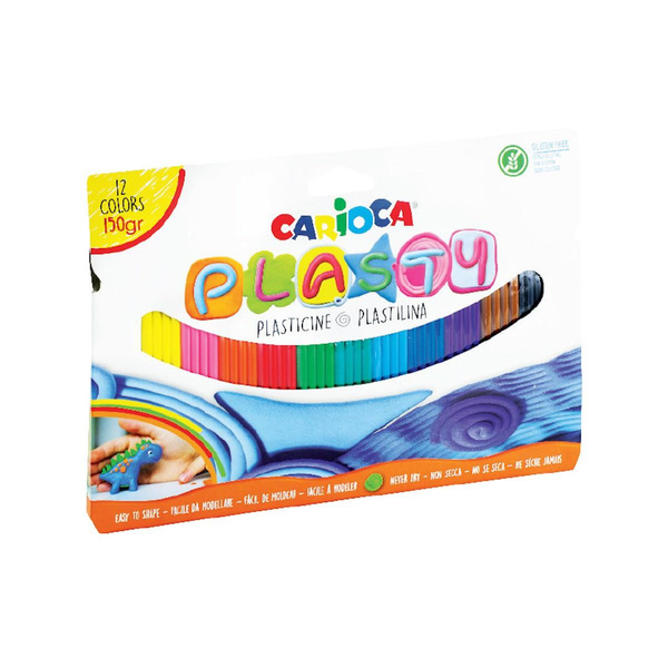 Plastelina Carioca makaron 12 kolorów