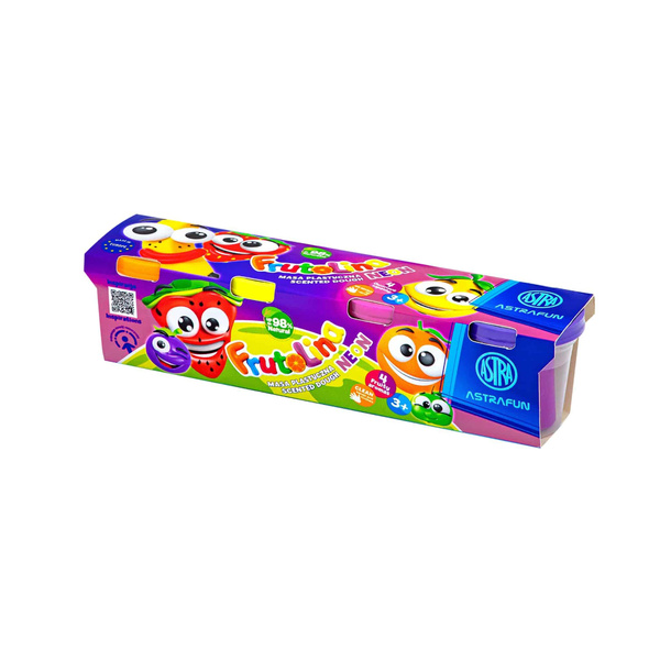 Masa plastyczna Frutolina Astra Fun Neon 4 kolory