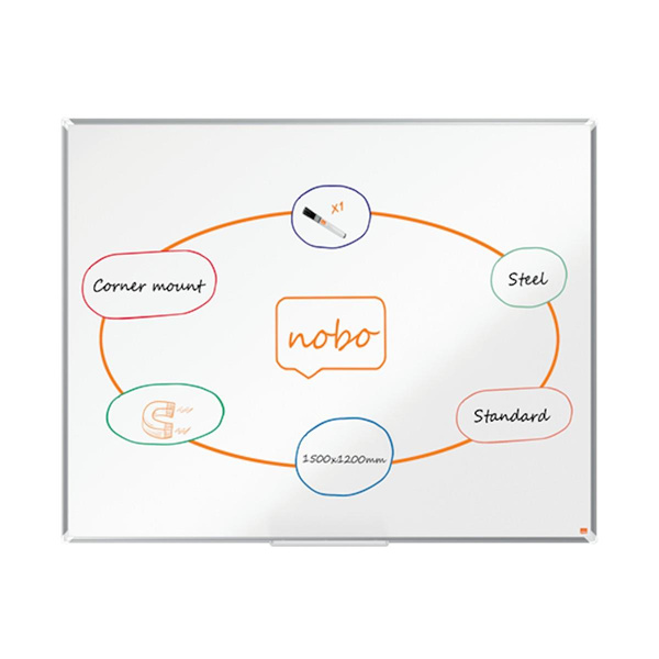 Tablica magnetyczna stalowa 150x120cm Nobo Premium Plus