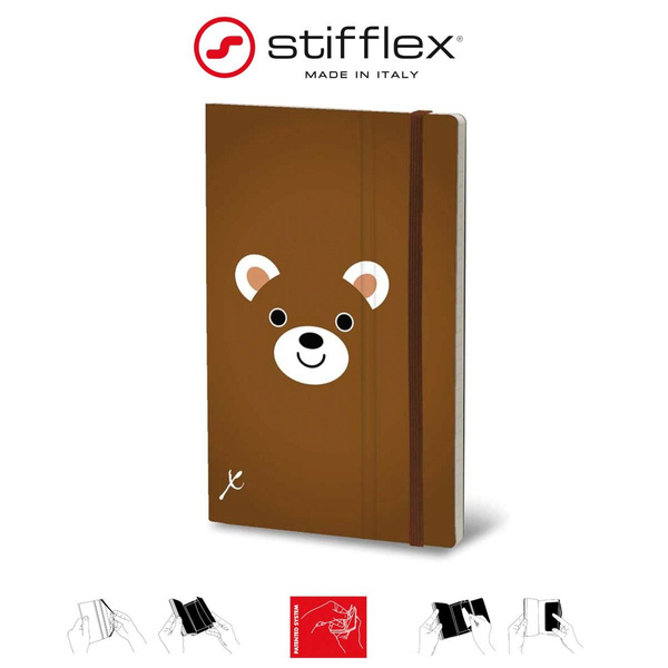 Notatnik Stifflex Bear 13x21cm 192 strony