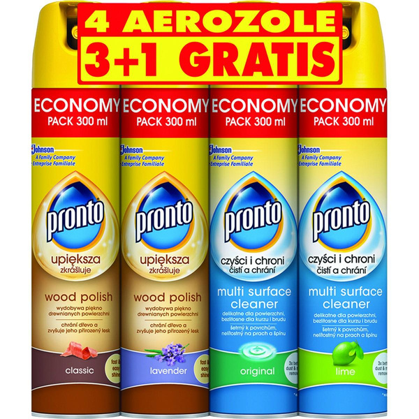 Spray do mebli Pronto 4x300ml