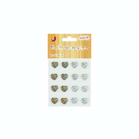 Dżety kryształki samoprzylepne serca