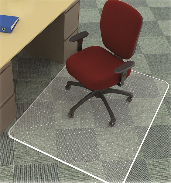 Mata pod krzesło Q-Connect na dywany prostokątna 122x91cm