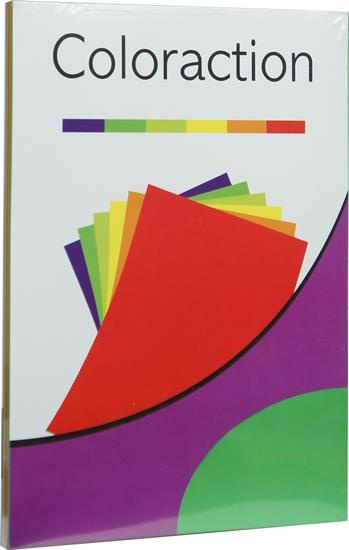 Papier ksero kolorowy A4 80g mix 10 intensywnych i pastelowych kolorów Coloraction