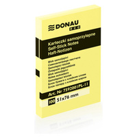 Karteczki samoprzylepne 51x76mm Donau Eco