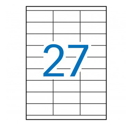 Etykiety samoprzylepne Multi 3 uniwersalne białe 70x30mm